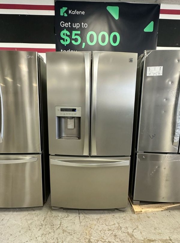 Used Kenmore Elite 36" French Door Refrigerator – Stainless Steel – Water & Ice Dispenser