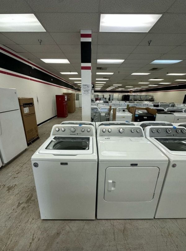 Used Maytag Top Load Washer & Dryer Set – 4.3 Cu.Ft Washer / 7.0 Cu.Ft Dryer – Heavy Duty Performance