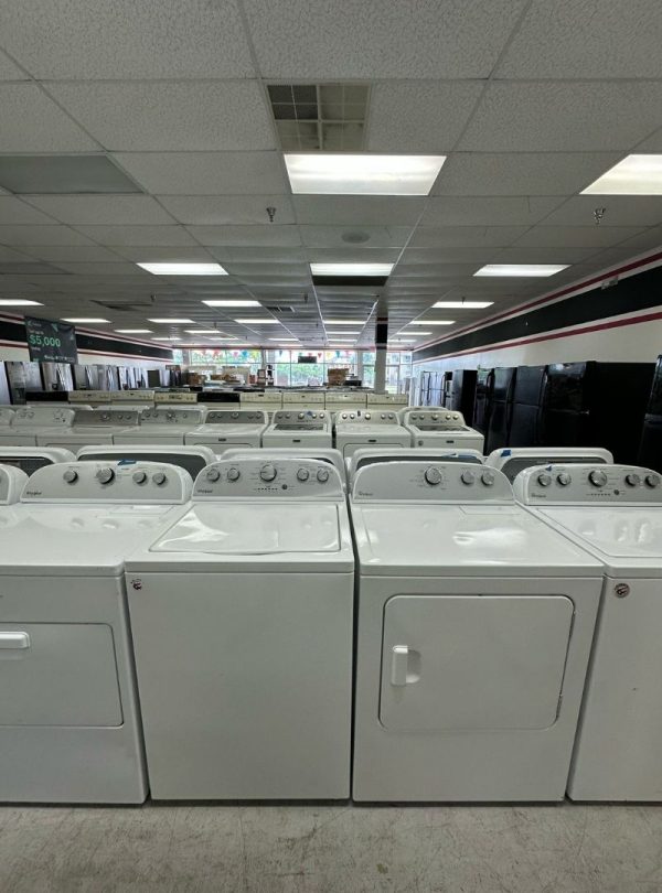 Used Whirlpool Top Load Washer & Dryer Set – 3.9 Cu.Ft Washer / 7.0 Cu.Ft Dryer – Reliable Performance