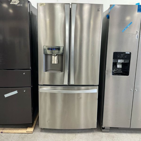 33" Kenmore Elite French Door Refrigerator – 22 Cu.Ft – Stainless Steel – Water & Ice Dispenser