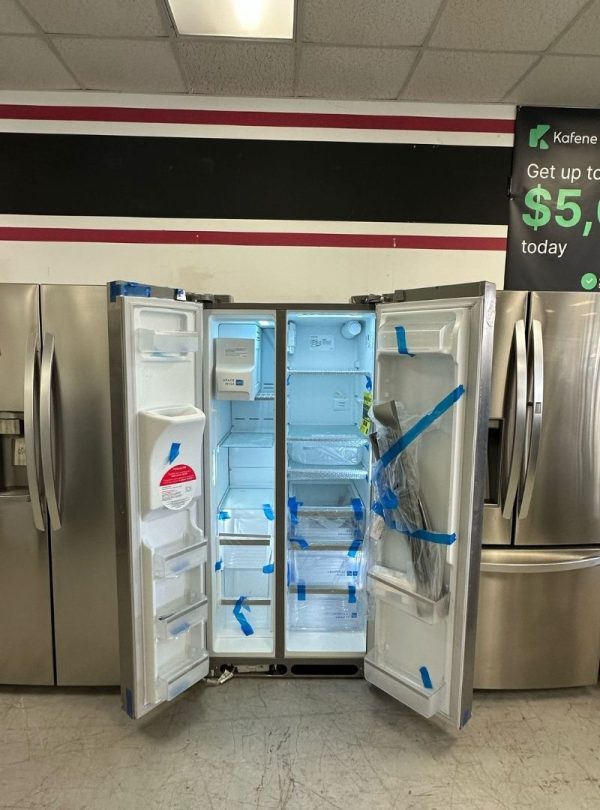 New Scratch & Dent Frigidaire Gallery 33" Side-by-Side Refrigerator – Stainless Steel – 22 Cu.Ft - Image 2