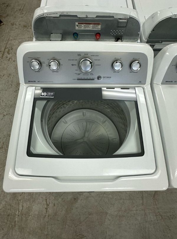 Used Maytag Top Load Washer & Dryer Set – 4.3 Cu.Ft Washer / 7.0 Cu.Ft Dryer – Heavy Duty Performance - Image 2