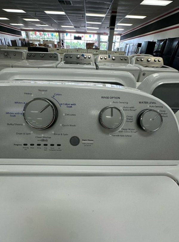 Used Whirlpool Top Load Washer & Dryer Set – 3.9 Cu.Ft Washer / 7.0 Cu.Ft Dryer – Reliable Performance - Image 2
