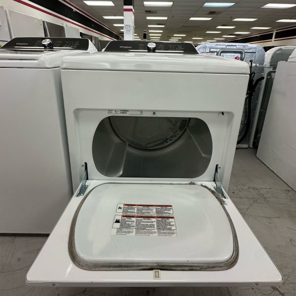 Whirlpool Top Load Washer & Dryer Set – 4.7 Cu.Ft Washer + 7 Cu.Ft Dryer – Removable Agitator - Image 3