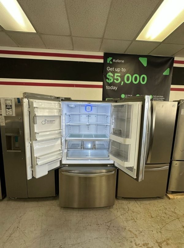Used LG 36" French Door Refrigerator – 29 Cu.Ft – Stainless Steel – Dual Ice Maker – Smart Cooling - Image 3