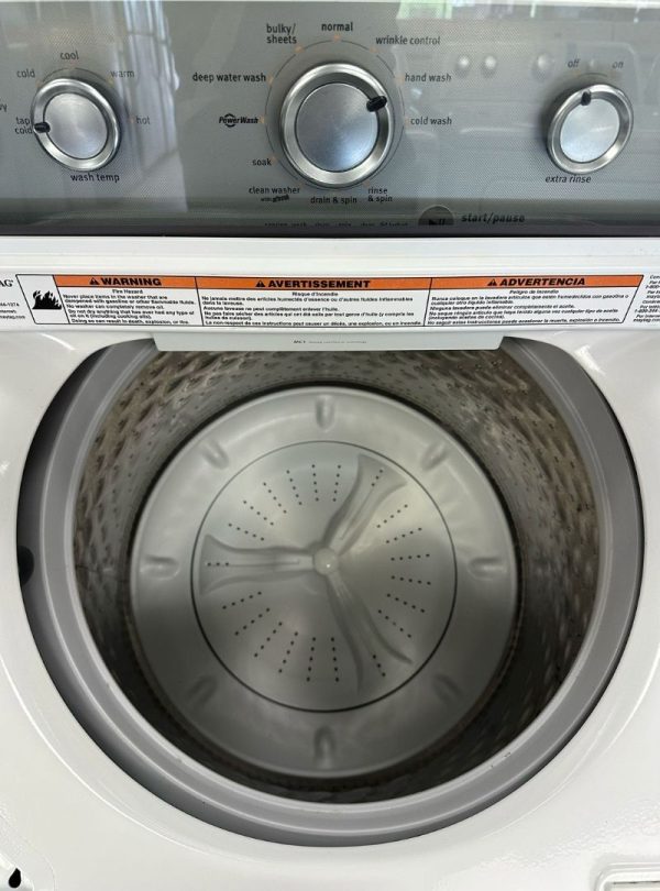 Used Maytag Top Load Washer & Dryer Set – 4.3 Cu.Ft Washer / 7.0 Cu.Ft Dryer – Heavy Duty Performance - Image 3