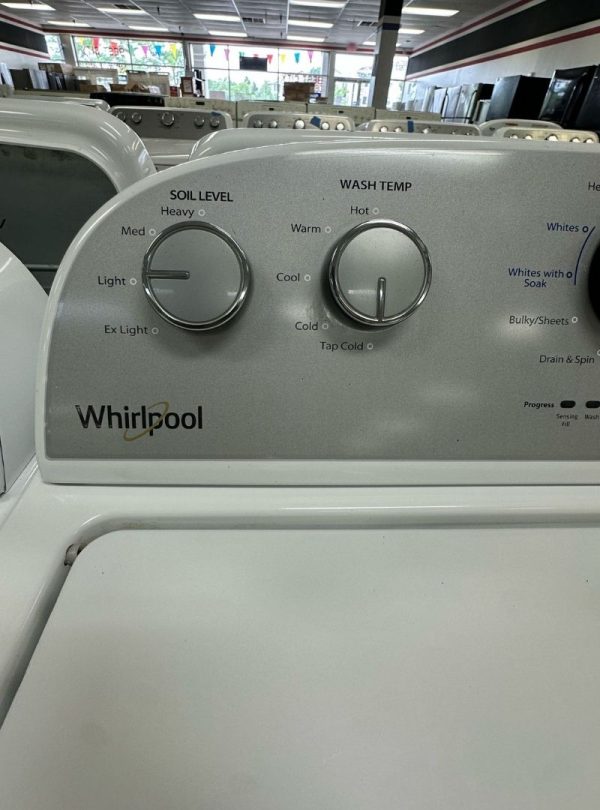 Used Whirlpool Top Load Washer & Dryer Set – 3.9 Cu.Ft Washer / 7.0 Cu.Ft Dryer – Reliable Performance - Image 3
