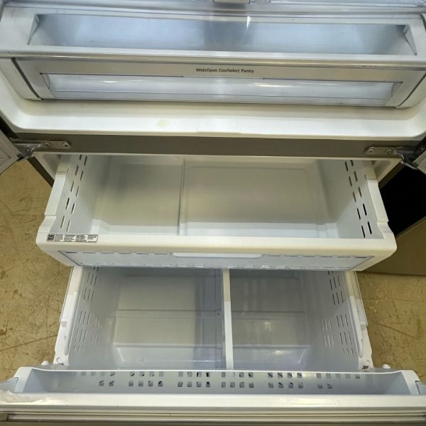 Used Samsung 36" Stainless Steel French Door Refrigerator – 28 Cu.Ft – Water & Ice Dispenser - Image 3