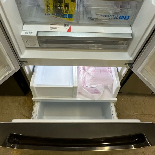 Frigidaire Gallery 30" 20 Cu.Ft. Stainless Steel French Door Refrigerator – Internal Water & Ice Dispenser - Image 4