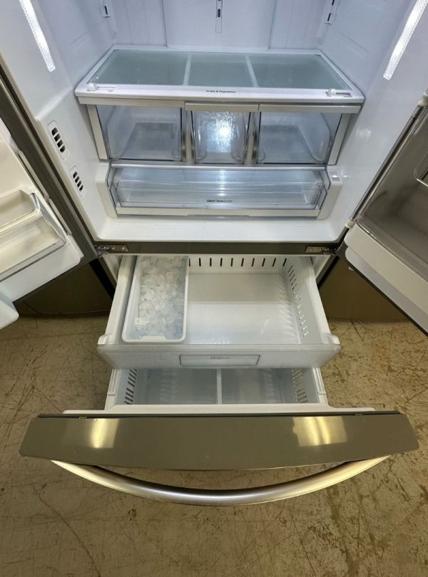 Used LG 36" French Door Refrigerator – 29 Cu.Ft – Stainless Steel – Dual Ice Maker – Smart Cooling - Image 4