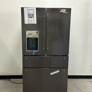 Whirlpool 36" 4-Door French Door Refrigerator – 26 Cu.Ft – Black Stainless Steel – Scratch & Dent