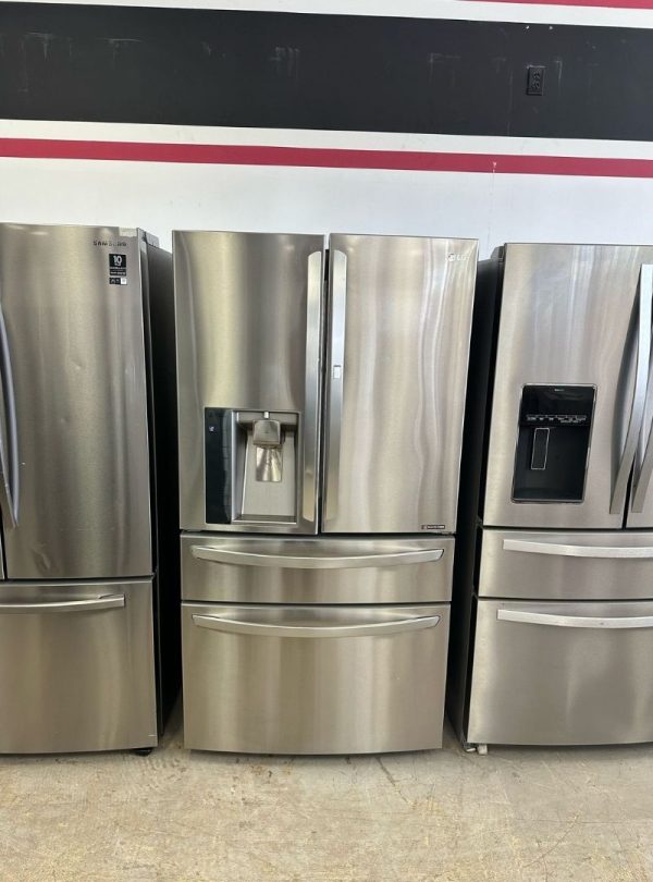 LG 36" Stainless Steel French Door Refrigerator – 4 Doors – 30 Cu.Ft Capacity